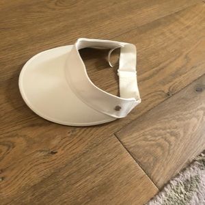 White Lululemon visor